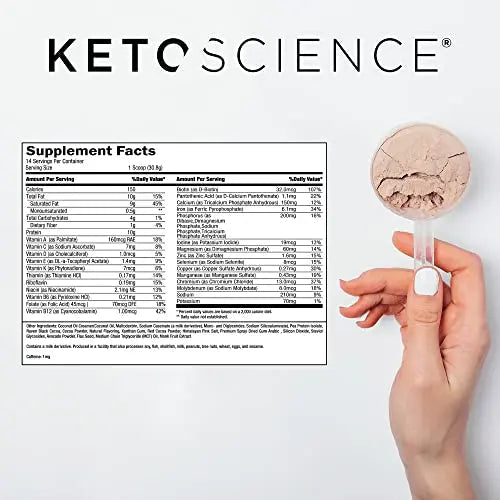 Keto Science Plant Based Protein, Keto Meal Shake, Supports Weight Management Keto Science Au supplements