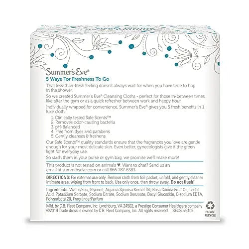 Summer's Eve Cleansing Wipes, Sunset Oasis, 16 count Summer's Eve Au supplements