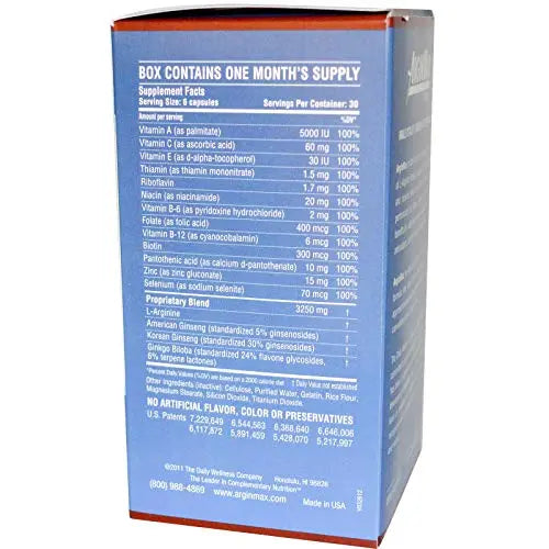 ArginMax L Arginine Nitric Oxide Supplement for Men - Oxygen & Blood Flow Support ArginMax Au supplements