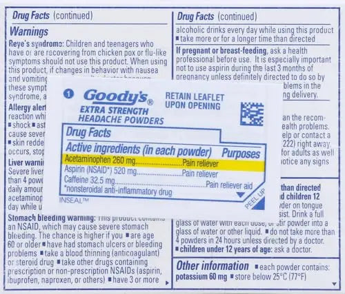Goody's Extra Strength Powders | Fast Pain Relief | Aspirin & Caffeine | 24 Count Goody's Au supplements