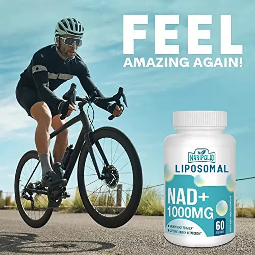 Liposomal NAD+ Supplement 1000 mg | Highest NAD Pontecy | Max Absorption | Pure NAD Maripolio Au supplements