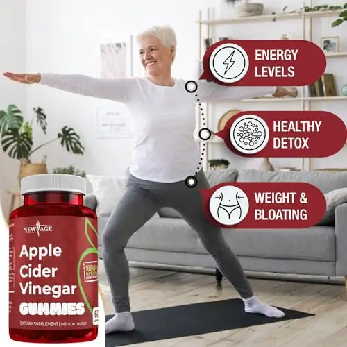 NEW AGE Apple Cider Vinegar Gummies 2-Pack - 120 Count - Immunity & Detox NEW AGE Au supplements