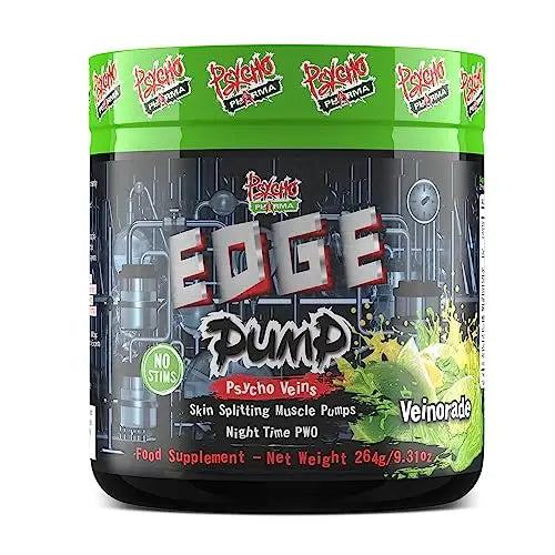 Psycho Pharma Pump it up. Pump it Way up Edge Pump Contains an All-Star Combination Psycho Pharma Au supplements