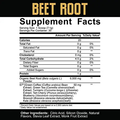 5% Nutrition Core Beet Root | Nitric Oxide Organic Beet Root Powder Pre Workout Additive 5% Nutrition Au supplements