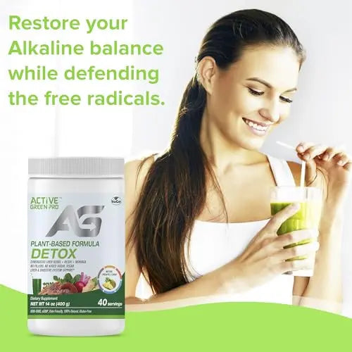 Active Green Pro - Detox Powder, Blend of Synergistic Liver Herbs, Reishi, Moringa Active Green Pro Au supplements