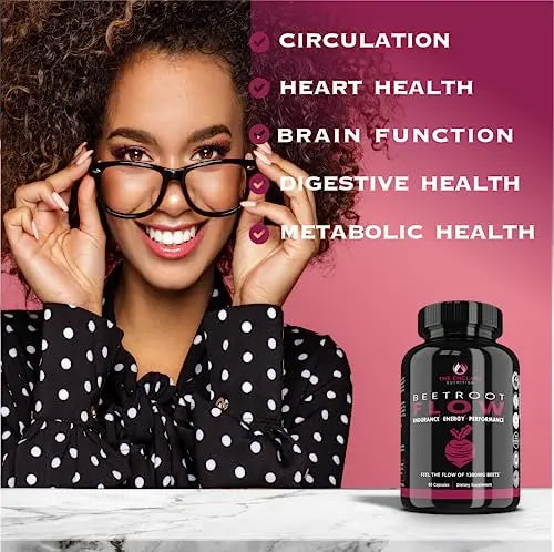 Beet Root Capsules Organic Beet Root Powder 1300mg | Natural Nitric Oxide Booster THE ENCLARE NUTRITION Au supplements