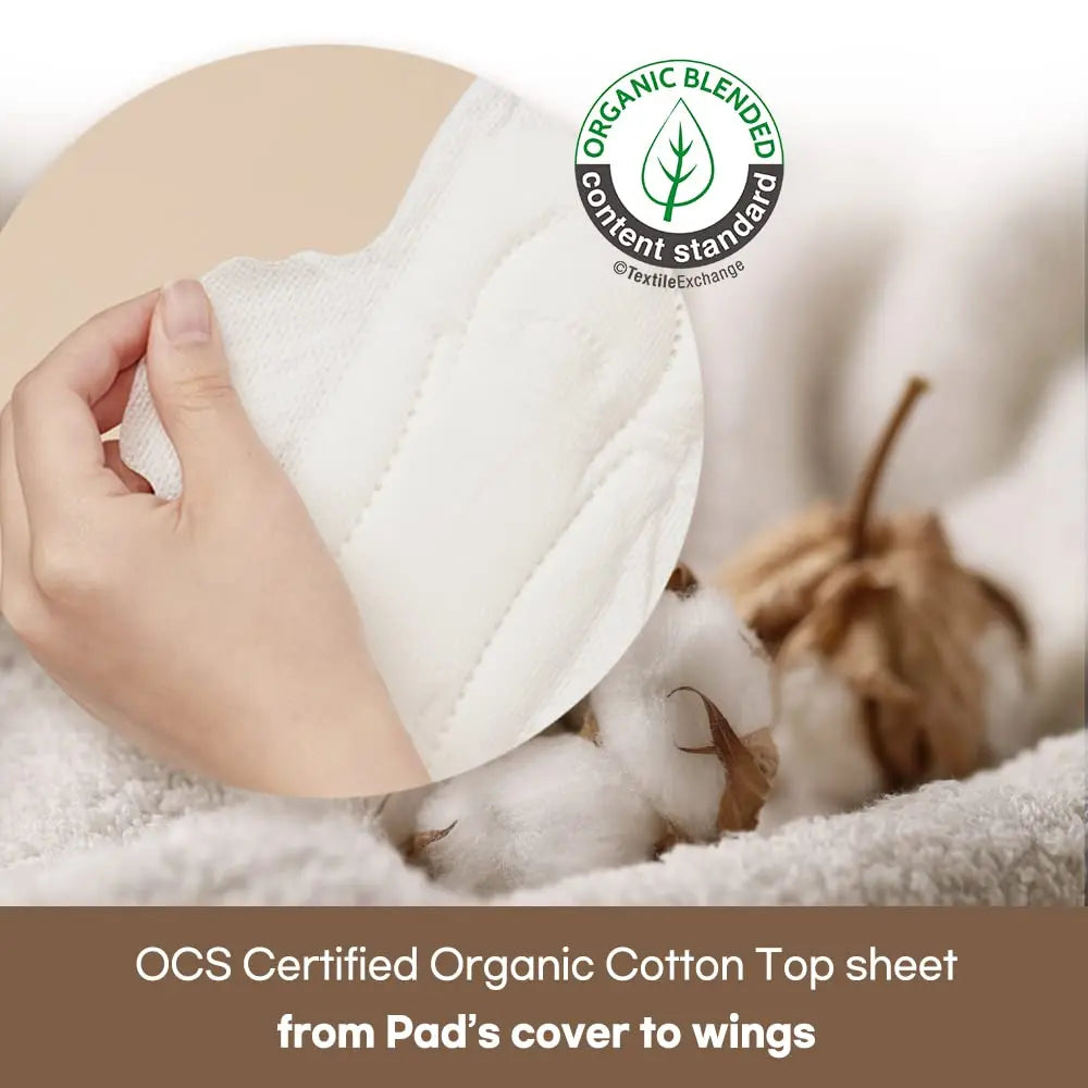SANDEULSANDEUL Sensitive Plus Organic Pads Long/Large - Heavy Absorbency, Unscented SANDEULSANDEUL Au supplements