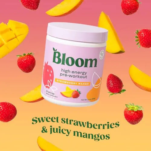 Bloom Nutrition High Energy Pre Workout Powder, Amino Energy with Beta Alanine Bloom Nutrition Au supplements