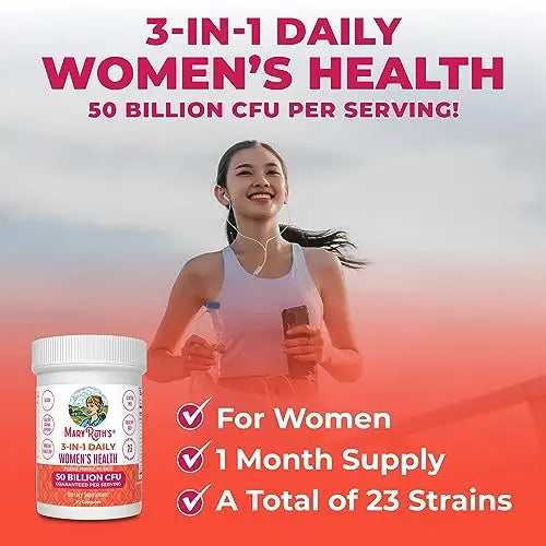 MaryRuth's 3-in-1 Daily Health Probiotics for Women | Clinically Tested | Hormone Support MaryRuth Organics Au supplements