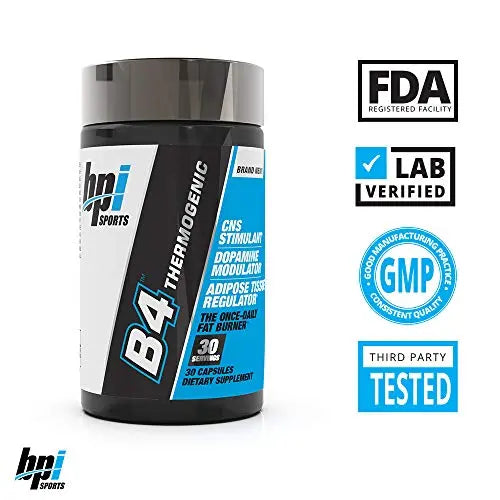 BPI Sports B4 – Extra-Strength Fat Burner – Keto-Friendly – Appetite Suppressant – Caffeine BPI Sports Au supplements