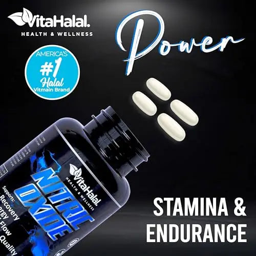 VitaHalal Nitric Oxide Supplement - Powerful Nitric Oxide Booster for Men to Support Blood VitaHalal Au supplements