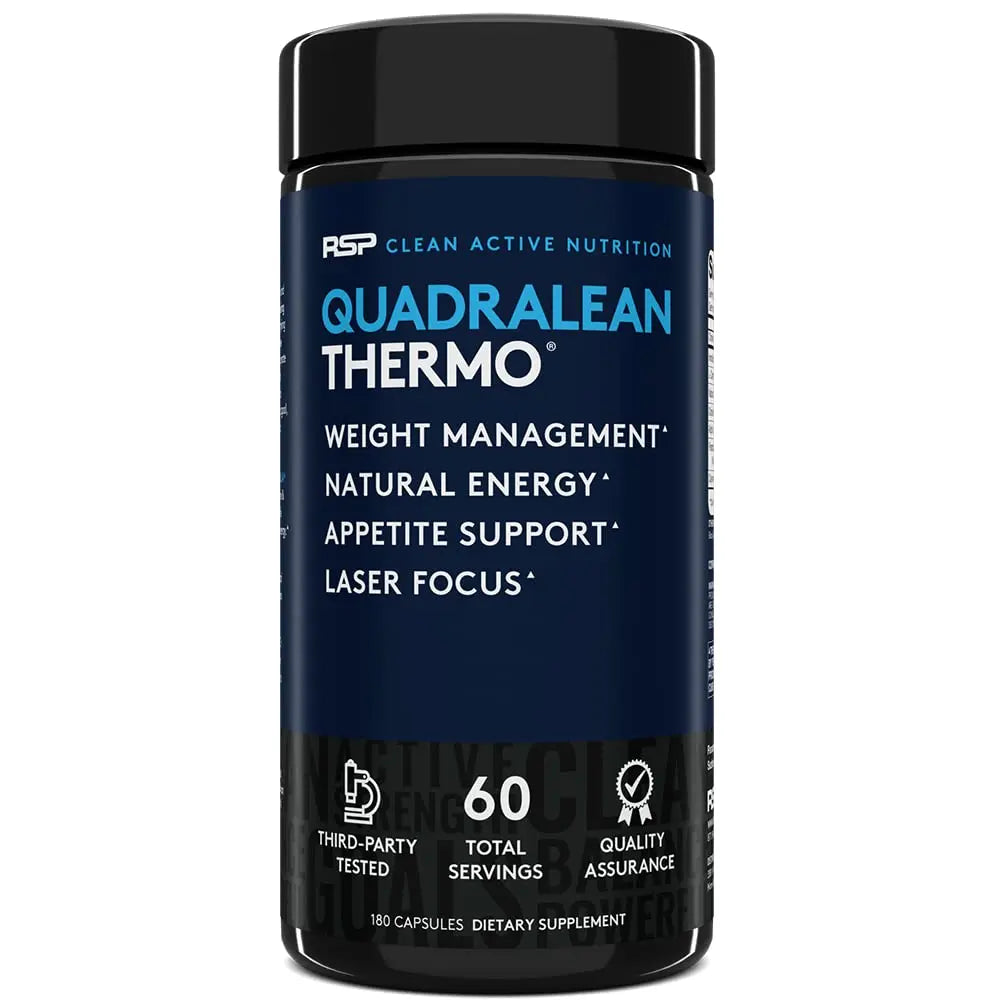 RSP Nutrition QuadraLean Thermogenic Fat Burner for Men & Women, Weight Loss Supplement RSP NUTRITION Au supplements