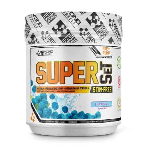 Beyond Yourself SuperSET Stim-Free | Insane Caffeine Stimulant Free Pre-Workout Formula Beyond Yourself Au supplements