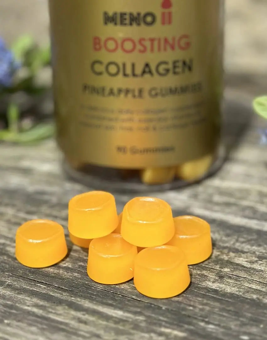 Meno® Boosting Collagen Natural Pineapple 90 Gummies Meno II Au supplements