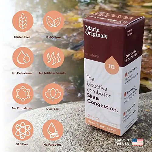 Breathe Blend Essential Oil Sinus Spray | Best Therapeutic Grade Essential Oils for Sleep Marie Originals Au supplements