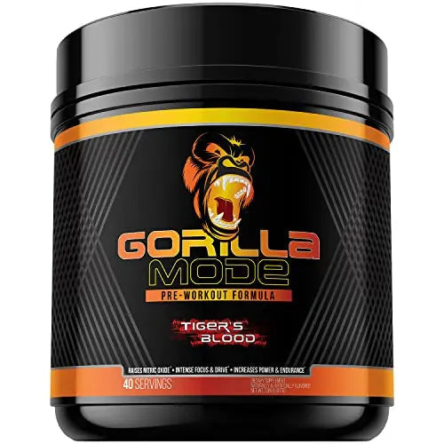 Gorilla Mode Pre Workout - Massive Pumps · Laser Focus · Energy · Power - L-Citrulline Gorilla Mind Au supplements