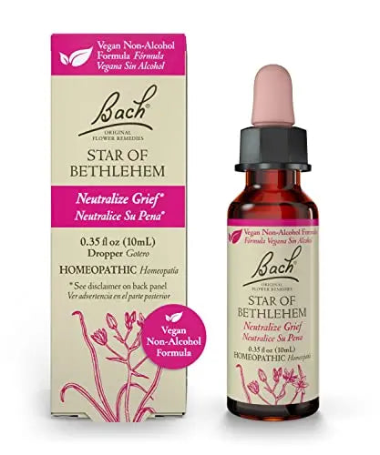 Bach Original Flower Remedies, Star of Bethlehem for Grief and Shock (Non-Alcohol Formula) Bach Au supplements