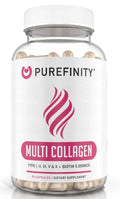 PUREFINITY Collagen Peptides for Women – Type I, II, III, V & X with Biotin & Hyaluronic Acid, Supports Healthy Skin, Bones, Hair & Nails – Non-GMO, Grass-Fed (90 Capsules, 1 Month Supply) PUREFINITY Au supplements