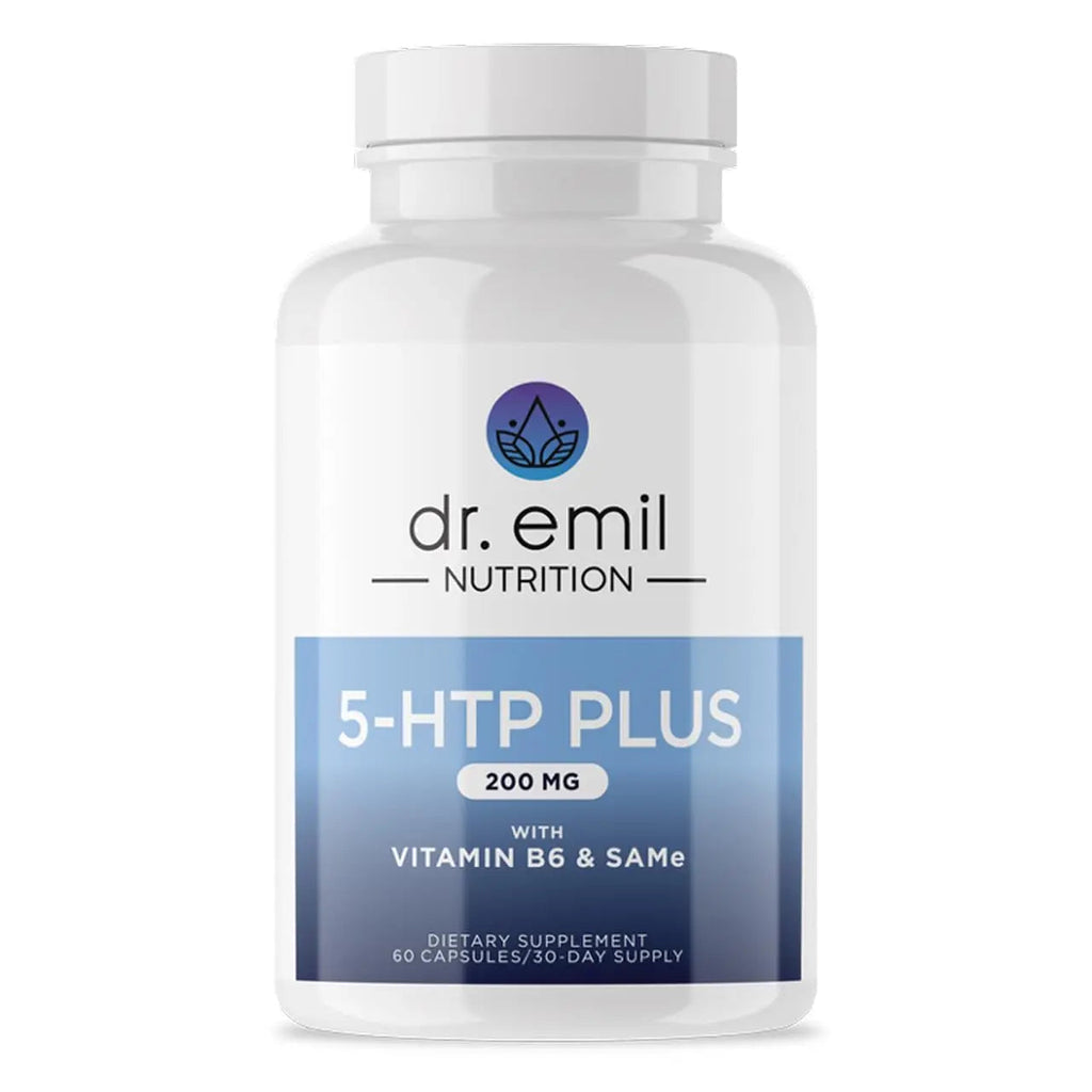 DR. EMIL NUTRITION 200 MG 5-HTP Plus with SAM-e to Maintain Normal Healthy Sleep and Create a Sense of Wellbeing - 5HTP Supplement with Vitamin DR. EMIL NUTRITION Au supplements