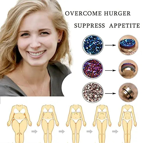 Ronglry Acupressure Slimming Earrings Therapy Weight Loss Earrings for Women Men Ronglry Au supplements