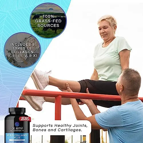 DR EMIL NUTRITION Multi Collagen Pills - 180 Capsules - Collagen Supplements to Support DR EMIL NUTRITION Au supplements