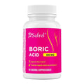 Safrel Boric Acid Vaginal Suppositories - 60 Count (1-Pack) – 100% Pure USA-Made, Supports Intimate Safrel Au supplements