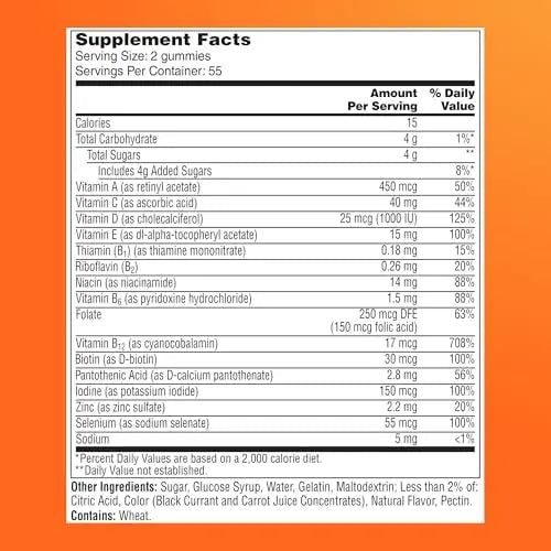 One A Day Multivitamin for Women 50 and Over, Women's Multivitamin Gummy 50 plus for Immune Support ONE A DAY Au supplements
