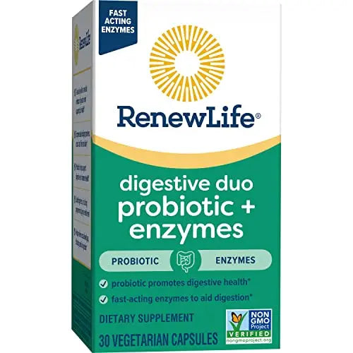 Renew Life Digestive Duo Probiotic + Enzymes; Probiotic Promotes Digestive Health Renew Life Au supplements