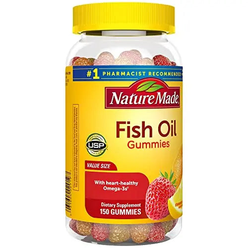 Nature Made Fish Oil Gummies, Omega 3 Fish Oil Supplements, Healthy Heart Support Nature Made Au supplements