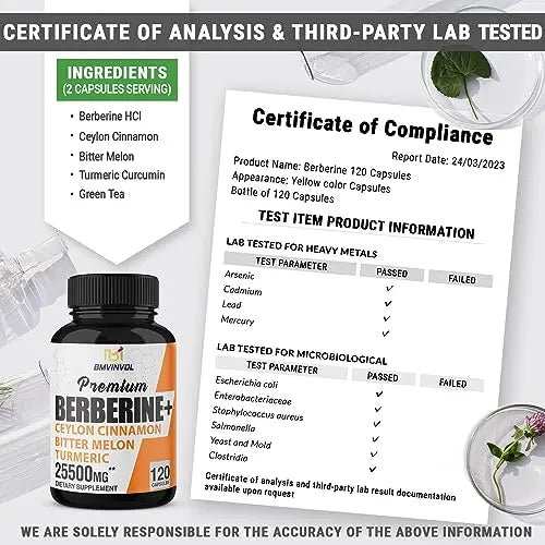 Berberine 𝟏𝟓𝟎𝟎𝟎𝐦𝐠 Ceylon Cinnamon 𝟏𝟎𝟎𝟎𝐦𝐠 Turmeric 𝟒𝟓𝟎𝟎𝐦𝐠 Green Tea 𝟐𝟎𝟎𝟎𝐦𝐠 BMVINVOL Au supplements