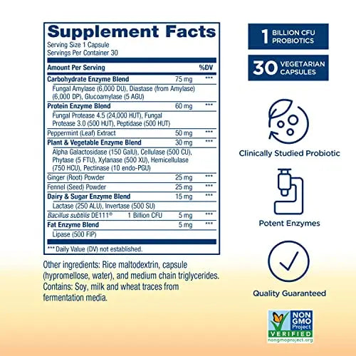 Renew Life Digestive Duo Probiotic + Enzymes; Probiotic Promotes Digestive Health Renew Life Au supplements