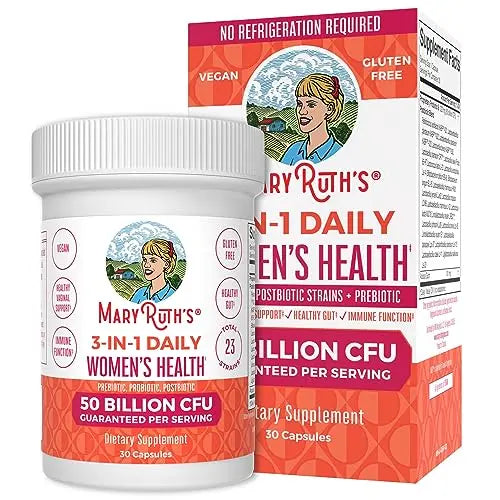 MaryRuth's 3-in-1 Daily Health Probiotics for Women | Clinically Tested | Hormone Support MaryRuth Organics Au supplements