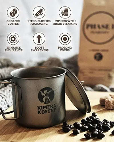 Kimera Koffee Organic Ground Coffee - 12 oz - Endurance Blend Medium Roast Ground Kimera Koffee Au supplements