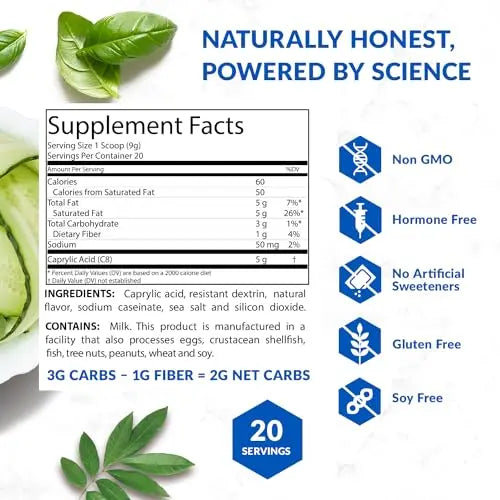 BioTrust Keto Elevate – Pure C8 MCT Oil Powder – Ketogenic Diet Supplement BioTrust Au supplements