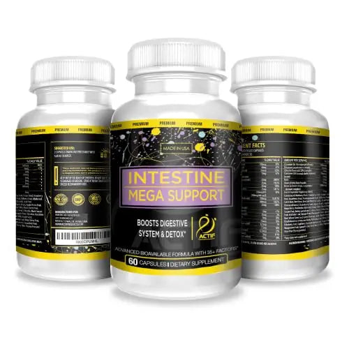 Actif Intestine Mega Support with 30+ Advanced Factors, Deep Cleanse and Repair ACTIF Au supplements