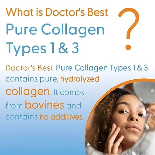 Doctor's Best, Pure Collagen Type 1 and 3 (Collagen Type 1 and 3), 200g Powder Doctor's BEST Au supplements