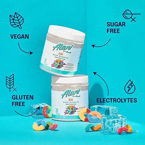 Alani Nu Rainbow Candy Pre Workout and BCAA Sour Gummies Post Workout Powder Alani Nu Au supplements