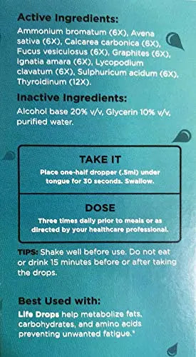 TLC Resolution Weight Loss Drops: 2 Oz - 60 ML Total Life Changes Au supplements