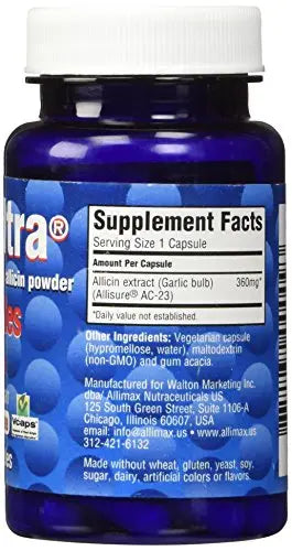 ALLIMAX Alli Ultra 360mg 30 Capsules ALLIMAX Au supplements