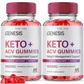 (2 Pack) Genesis Keto Gummies - Genesis Keto ACV Gummies Advanced Weight Loss rize labs Au supplements