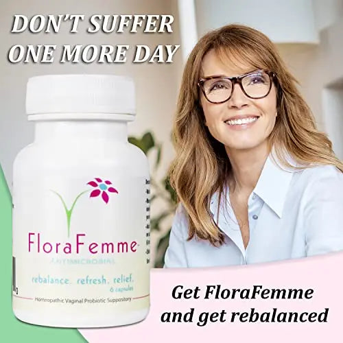 FLORAFEMME - pH Vaginal Probiotics Suppository - Supports pH Balance of Yeast & Bacteria FLORAFEMME Au supplements