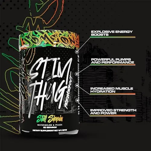 KILO LABS Pre Workout Powder | Stim Thug Preworkout for Men and Women | Hydrating KILO LABS Au supplements
