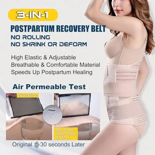 ChongErfei 3 in 1 Postpartum Support - Recovery Belly/waist/pelvis Belt Shapewear Slimming ChongErfei Au supplements