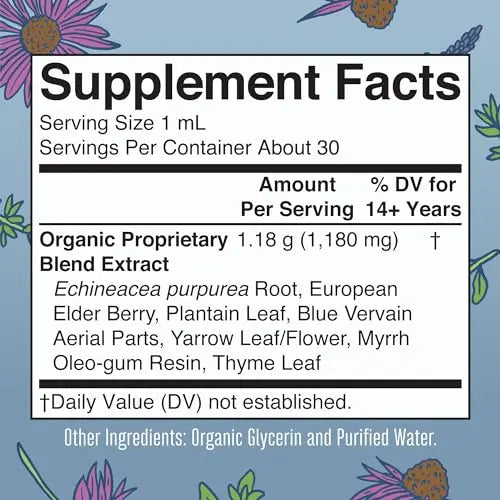 Lymphatic Support Drops | USDA Organic Lymphatic Cleanse Immune Support Supplement MaryRuth Organics Au supplements