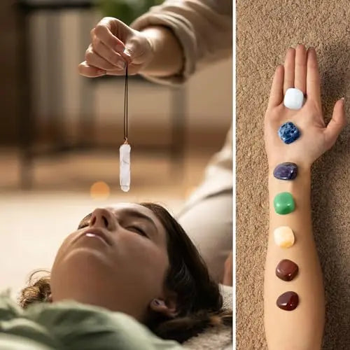 WVIOUOPU Healing Crystals and Chakra Stones Set - 13 Pcs Real Raw Healing Chakra Stones WVIOUOPU Au supplements