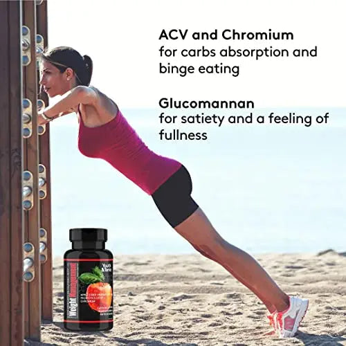 Youth & Tonic Natural Appetite Suppressant for Weight Loss / 1000 mg Apple Cider Youth & Tonic Au supplements