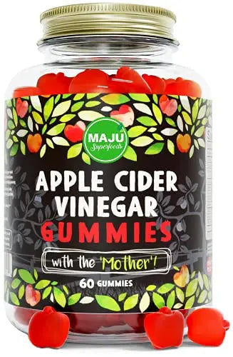 Apple Cider Vinegar Gummies with Mother - Weight Management & Detox - 2X Stronger Maju Superfoods Au supplements