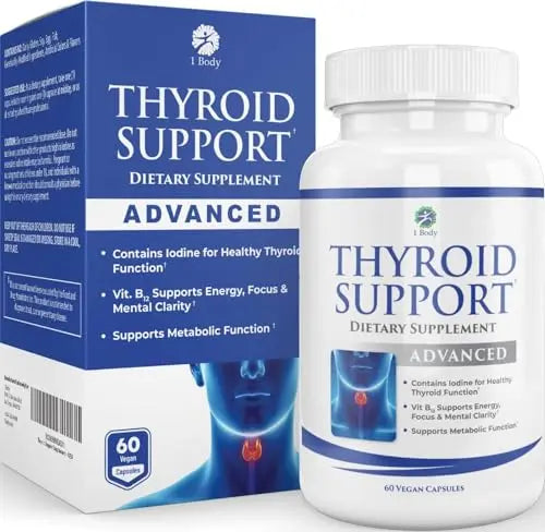 1 Body Thyroid Support Supplement with Iodine - Energy & Focus Support 1 Body Au supplements